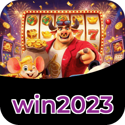 Interface do aplicativo win2023 mostrando jogos disponíveis no iOS e Android